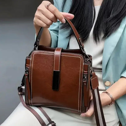 Elegant Genuine Leather Crossbody Bag