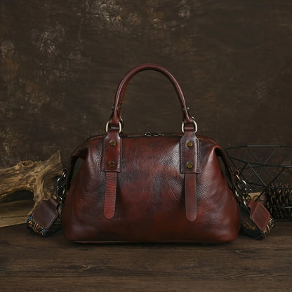 Brown Leather Vintage Bag