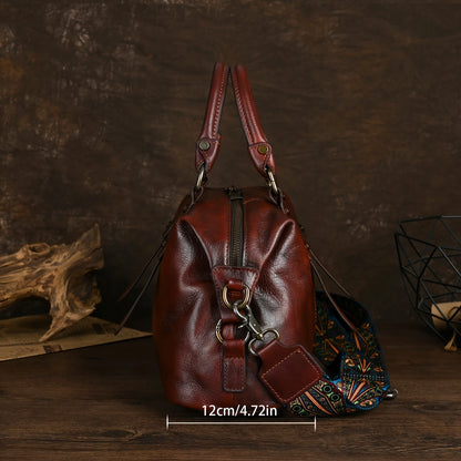 Brown Leather Vintage Bag