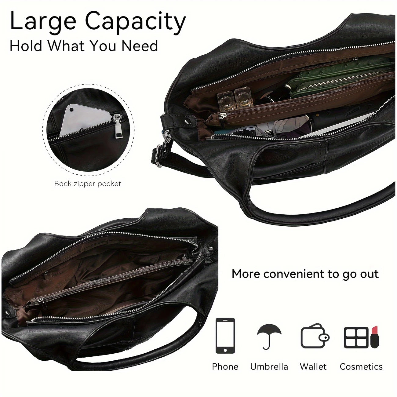 Elegant Genuine Leather Women's Crossbody Shoulder Bag