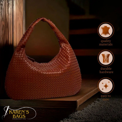 Woven Hobo Bag - Karen's Timeless Style