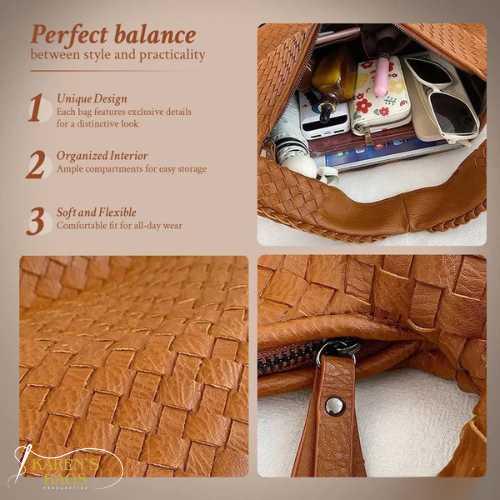 Woven Hobo Bag - Karen's Timeless Style