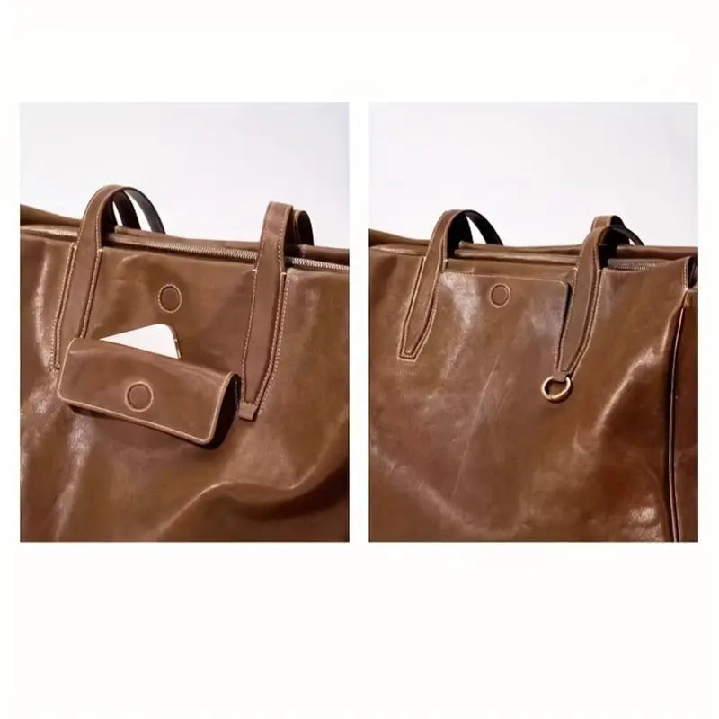 Leather Tote Bag for Women Ava
