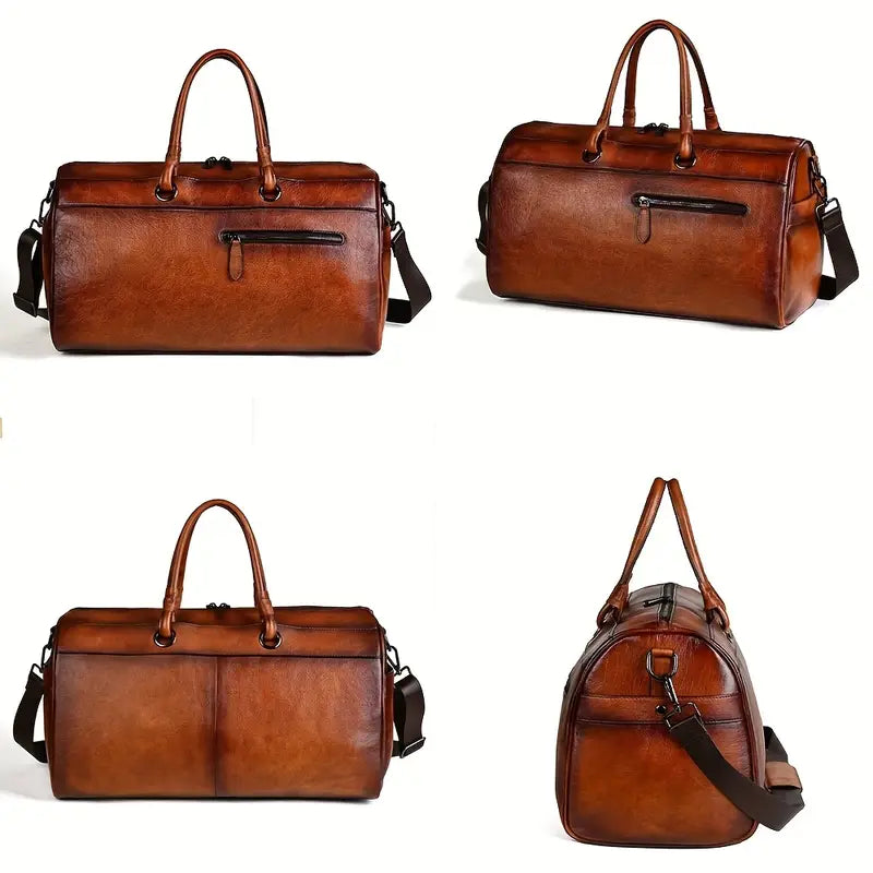 Genuine Leather Women's Retro Crossbody Bag