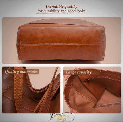 Lorena’s Modern Chic | Stylish Leather Bag