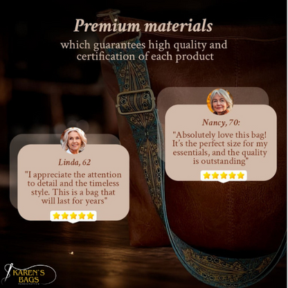 Chelsey’s Vintage Charm | Leather Shoulder Bag